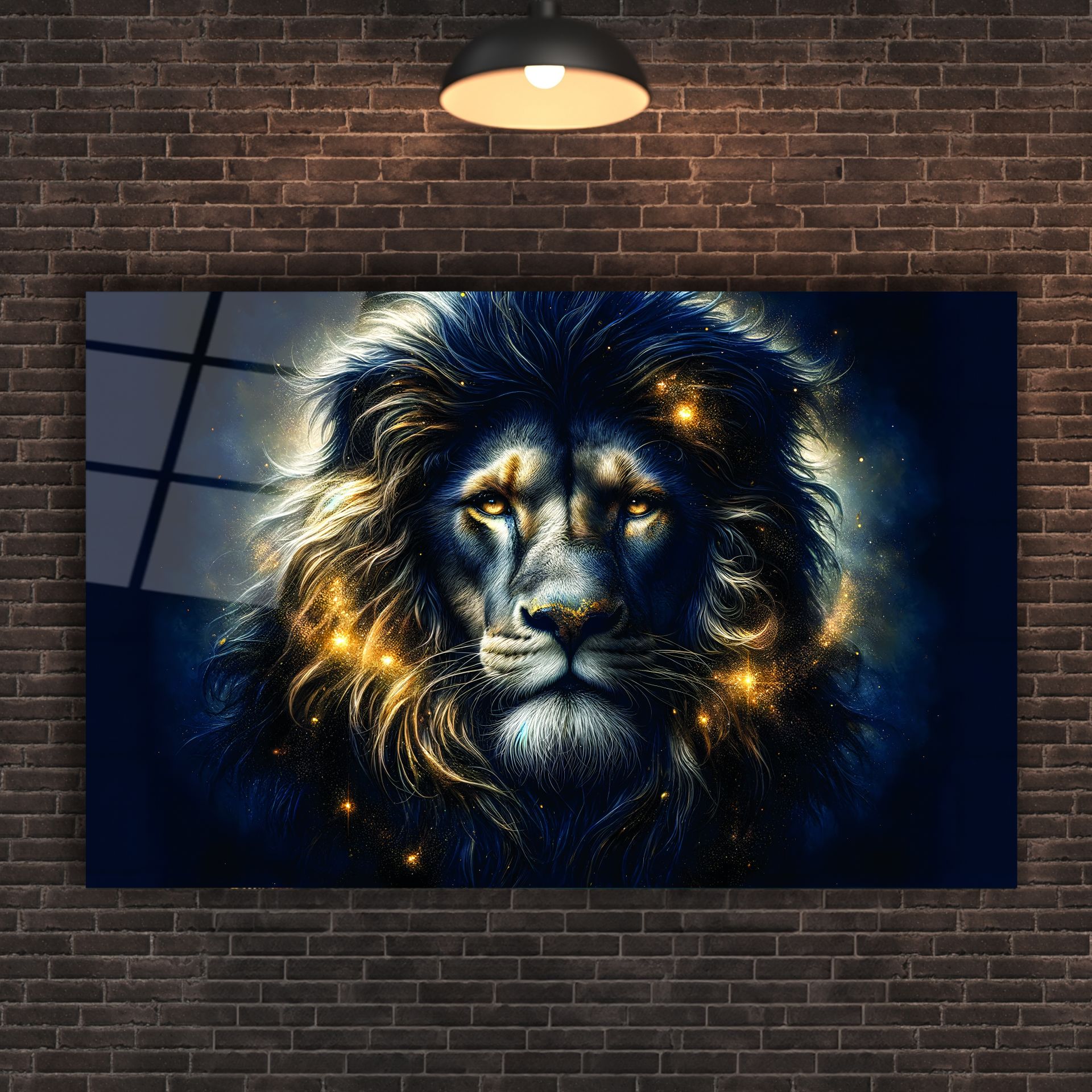 Aslan Cam Tablo