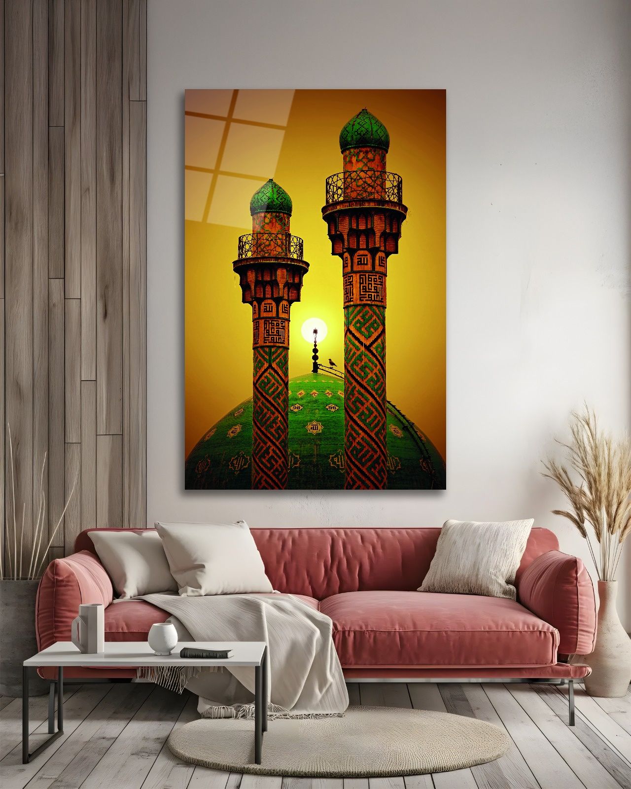 Tahran Şerif Camii Cam Tablo