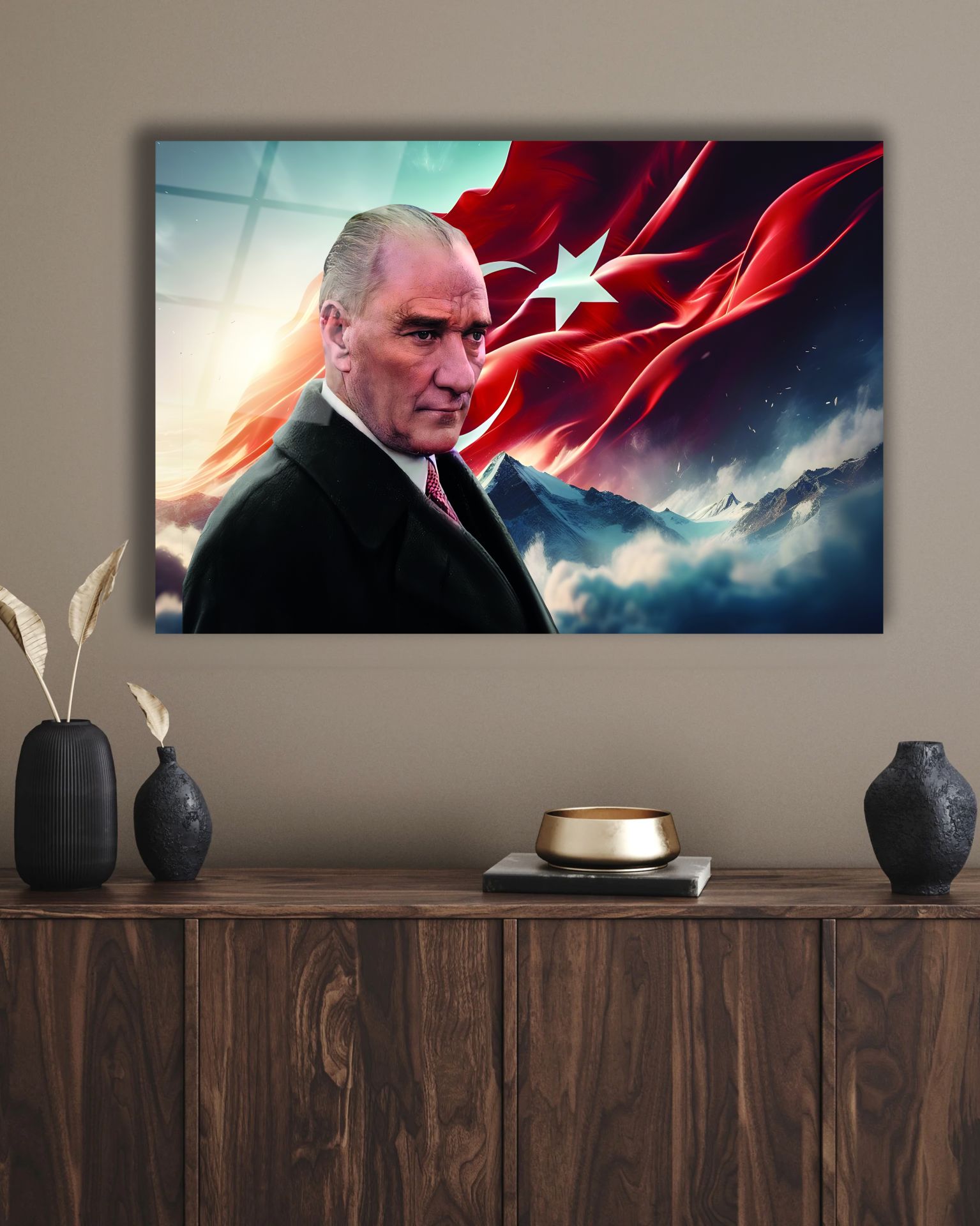 Atatürk Cam Tablo