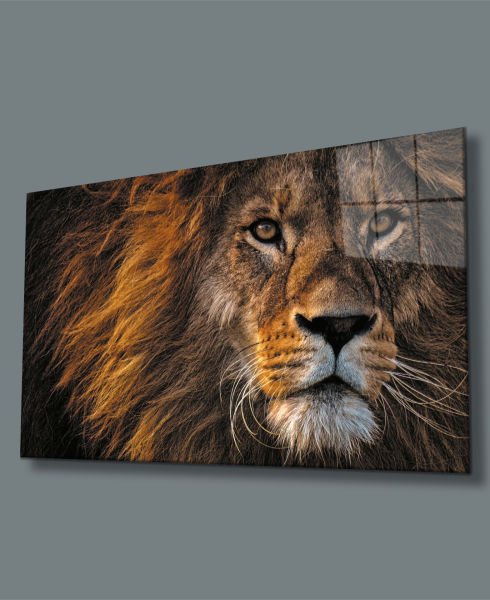 Aslan Cam Tablo