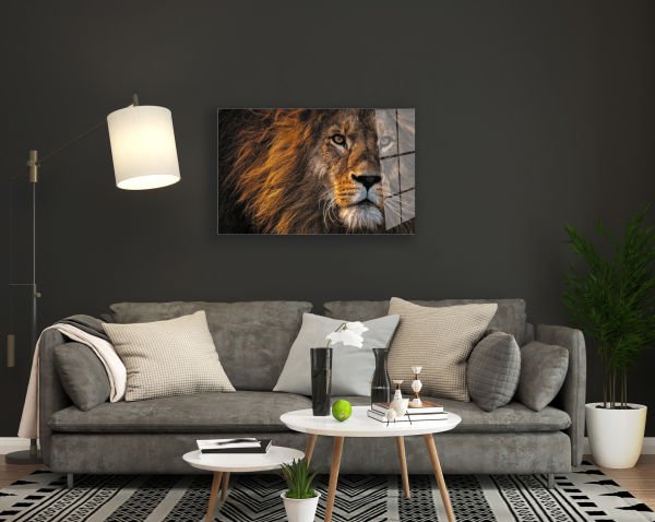 Aslan Cam Tablo
