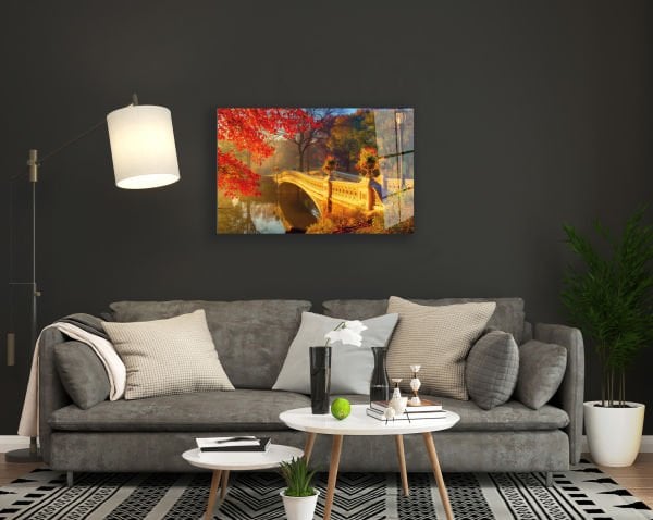 Doğa Manzarası Cam Tablo