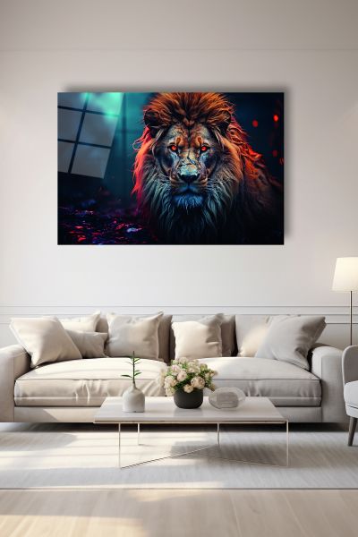 Aslan Cam Tablo