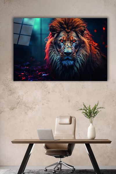 Aslan Cam Tablo