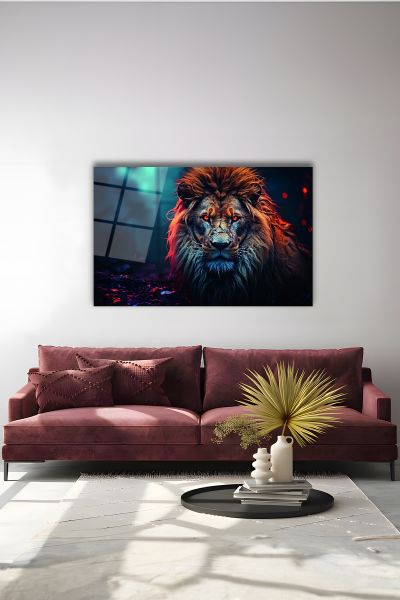 Aslan Cam Tablo