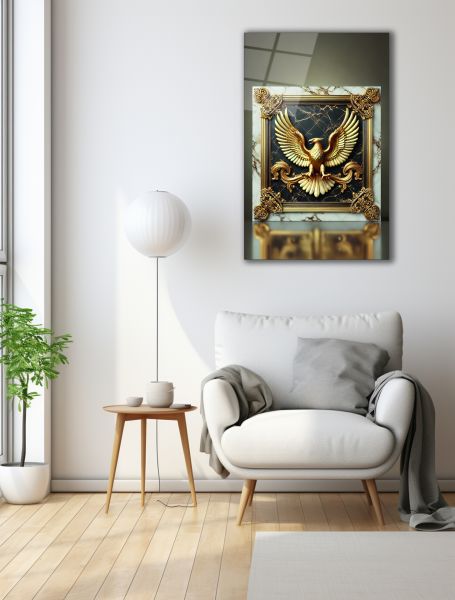 Modern Kartal Cam Tablo