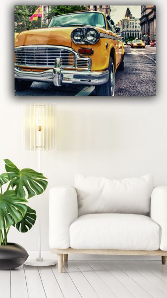 Retro Araba Cam Tablo