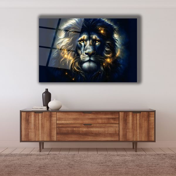 Aslan Cam Tablo