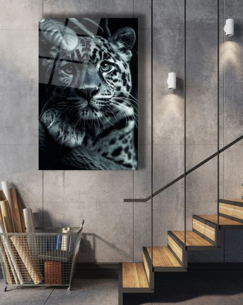Yavru Leopar Cam Tablo