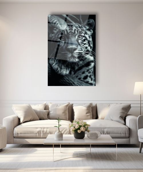 Yavru Leopar Cam Tablo