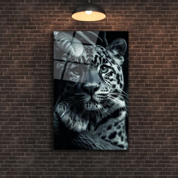 Yavru Leopar Cam Tablo