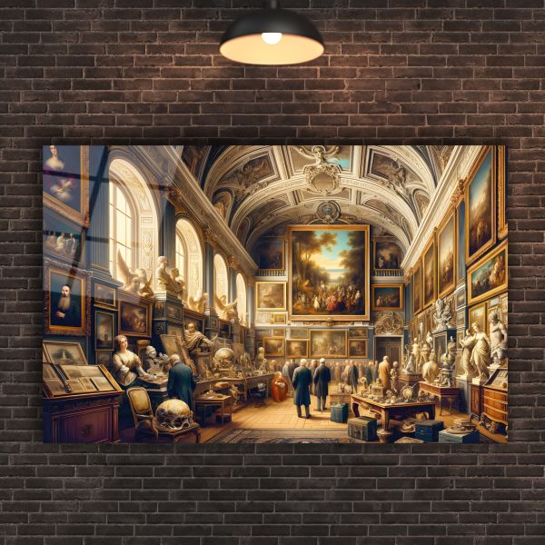 Modern Roma Sanat Galerisi Cam Tablo