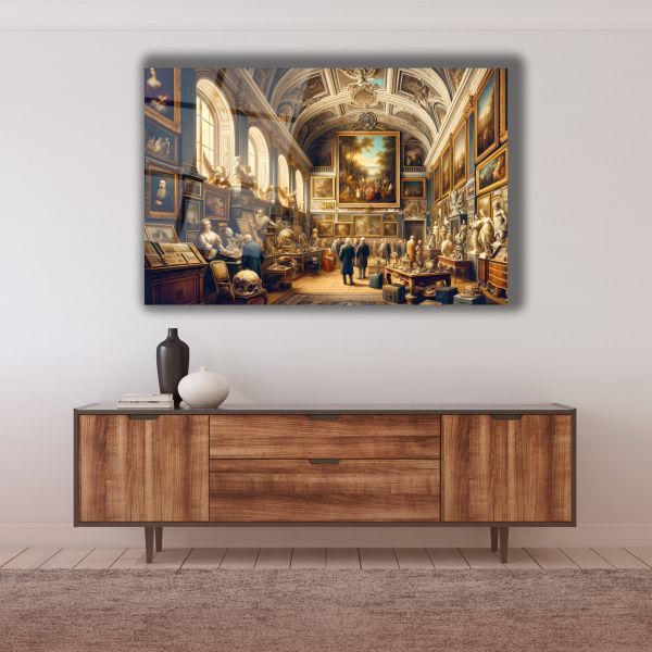 Modern Roma Sanat Galerisi Cam Tablo