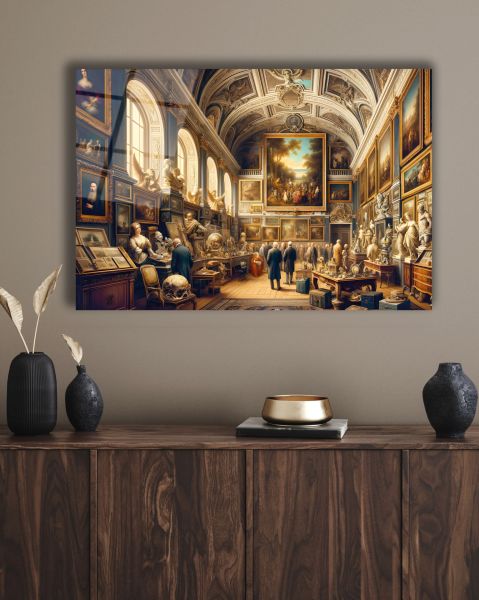 Modern Roma Sanat Galerisi Cam Tablo