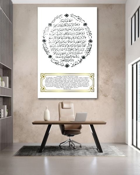 Bereket Duası Cam Tablo