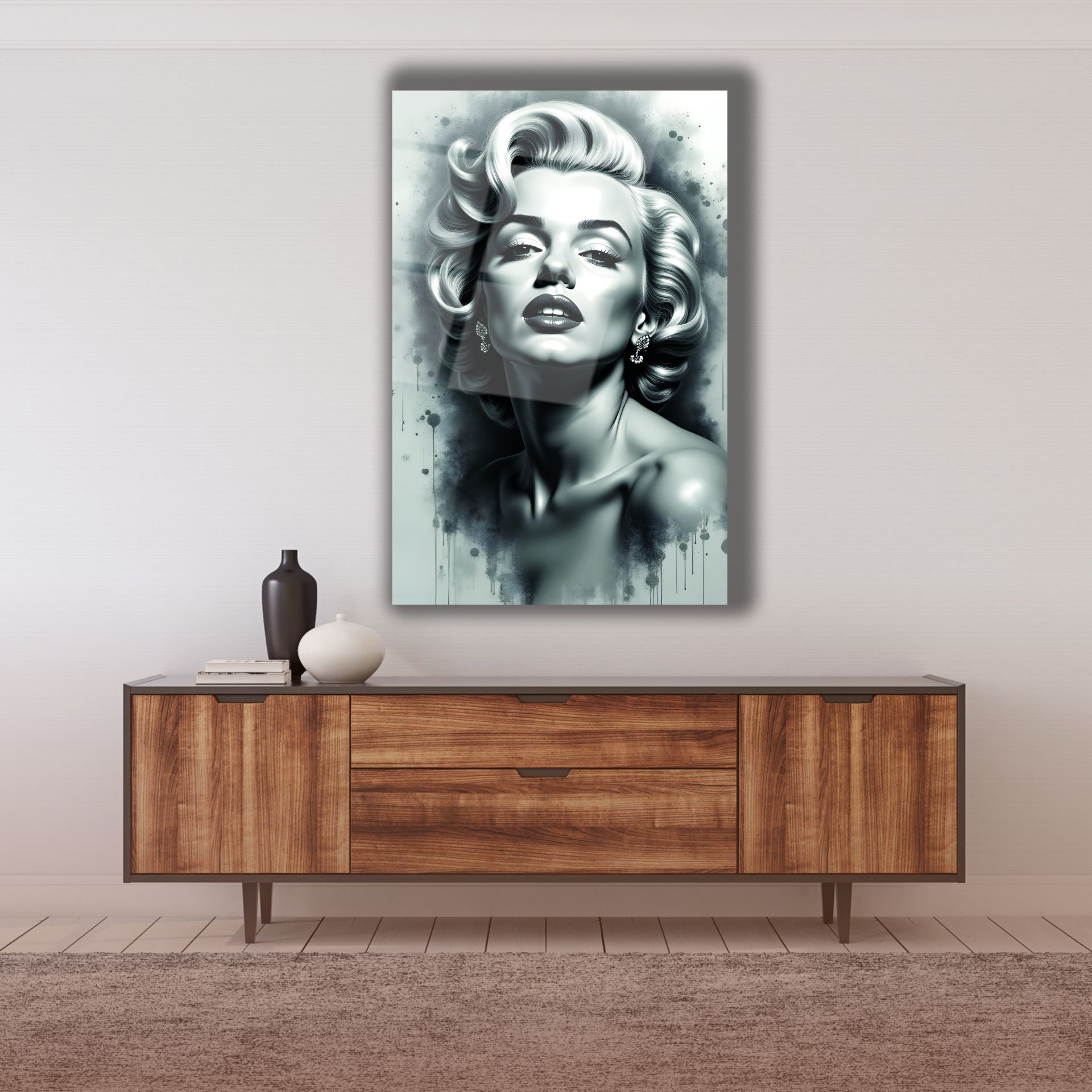 Marilyn Monroe Retro Cam Tablo