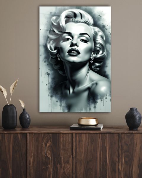 Marilyn Monroe Retro Cam Tablo