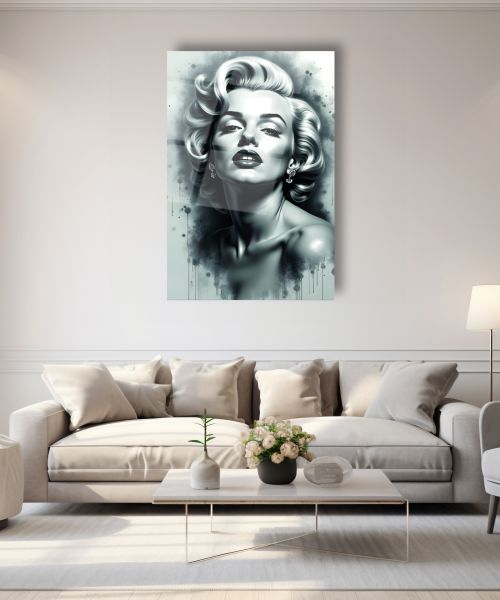 Marilyn Monroe Retro Cam Tablo