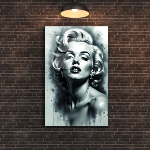 Marilyn Monroe Retro Cam Tablo