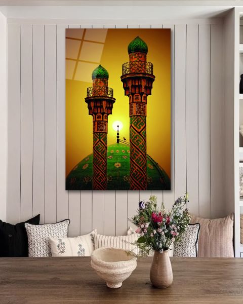 Tahran Şerif Camii Cam Tablo
