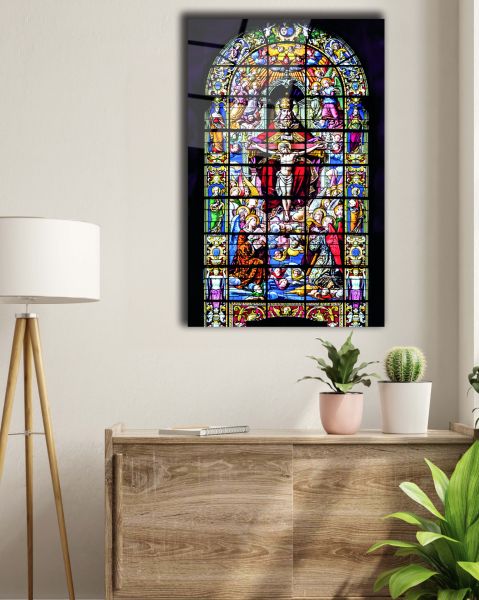 Vitray Anarşi Cam Tablo