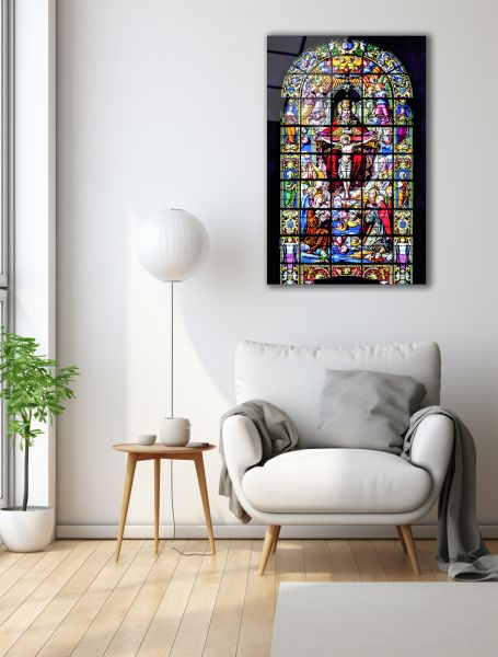 Vitray Anarşi Cam Tablo