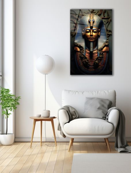 Antik Mısır Pharaoh Cam Tablo