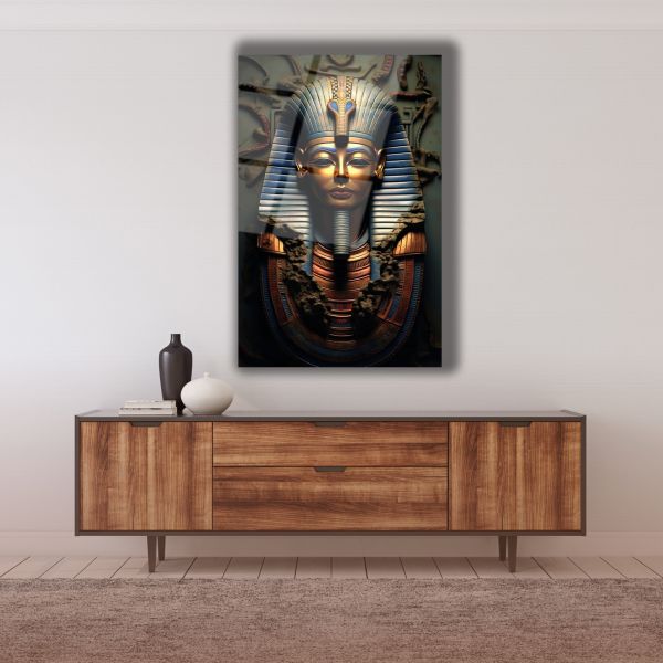 Antik Mısır Pharaoh Cam Tablo