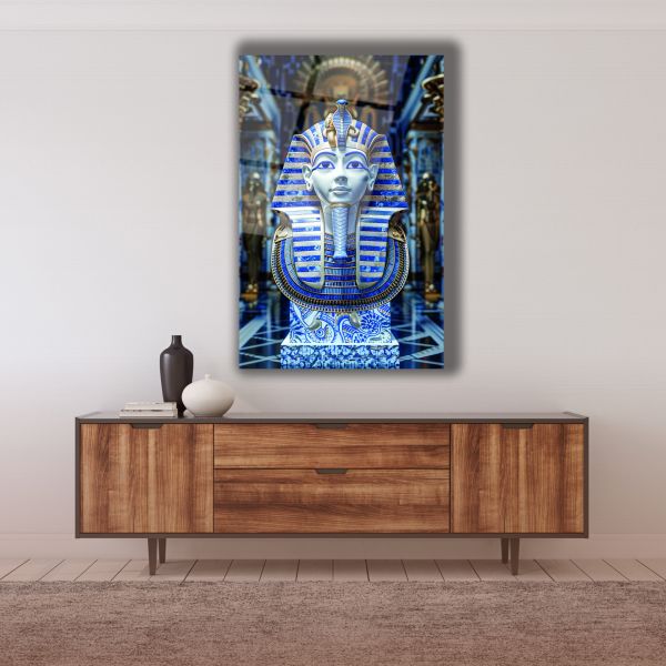 Antik Mısır Pharaoh Cam Tablo