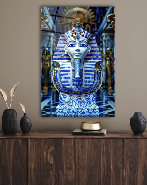 Antik Mısır Pharaoh Cam Tablo