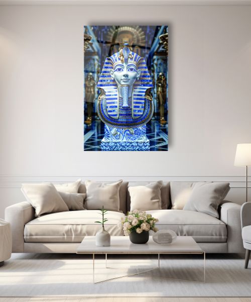 Antik Mısır Pharaoh Cam Tablo