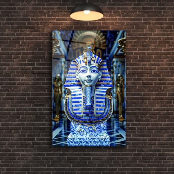 Antik Mısır Pharaoh Cam Tablo