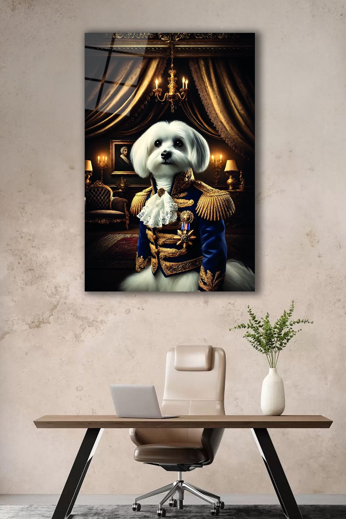 General Köpek Cam Tablo