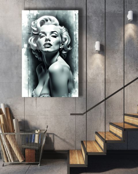 Marilyn Monroe Retro Cam Tablo