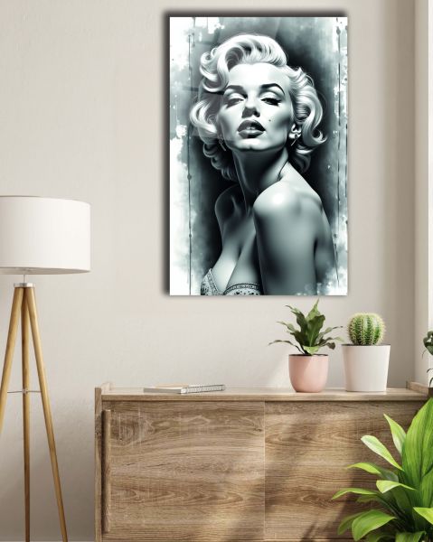 Marilyn Monroe Retro Cam Tablo