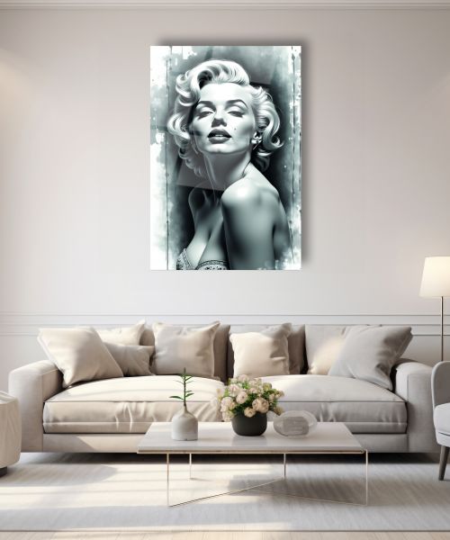 Marilyn Monroe Retro Cam Tablo