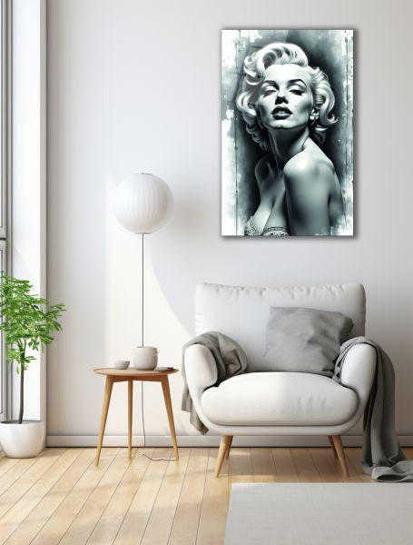 Marilyn Monroe Retro Cam Tablo