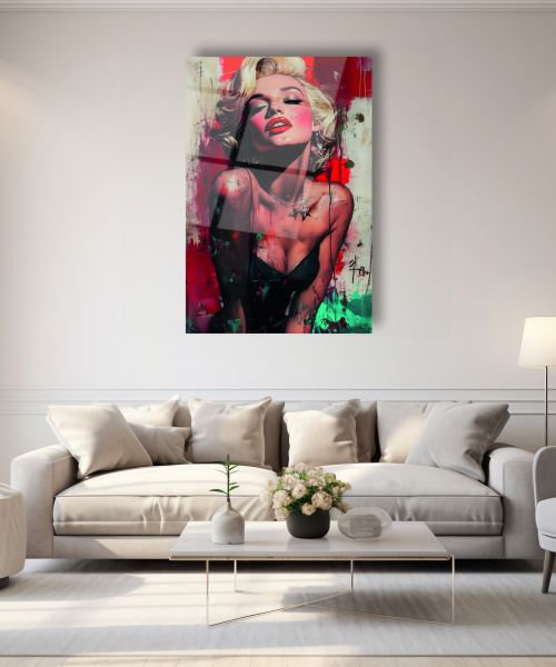 Marilyn Monroe Cam Tablo