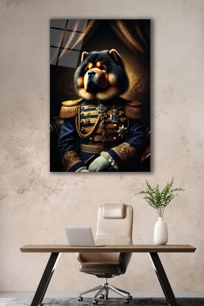 Başçavuş Köpek Cam Tablo