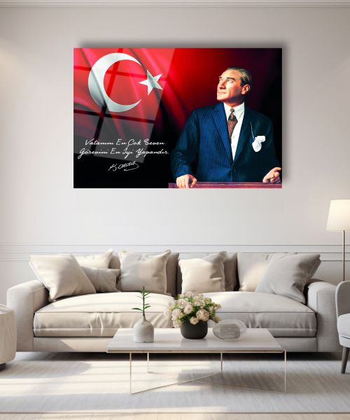 Atatürk Cam Tablo