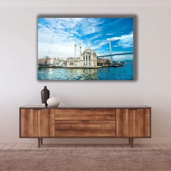 Ortaköy Camii Cam Tablo