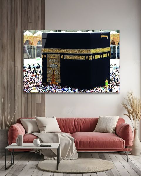 Kabe Kutsal Topraklar Cam Tablo