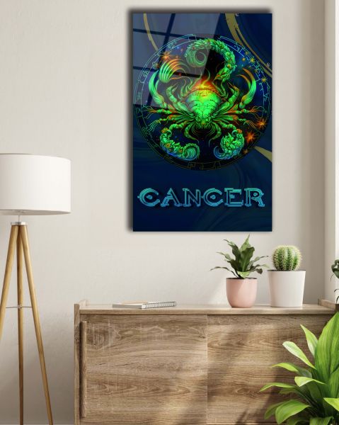 Yengeç Burcu (Cancer) Cam Tablo