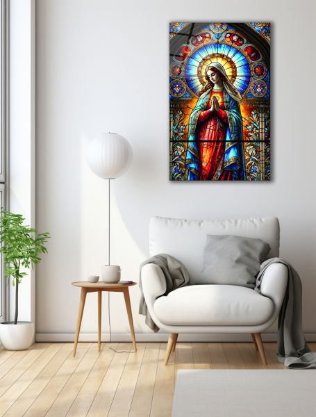 Vitray Meryem Ana Cam Tablo