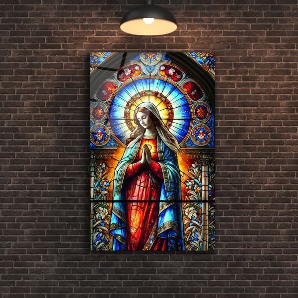 Vitray Meryem Ana Cam Tablo