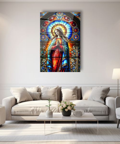Vitray Meryem Ana Cam Tablo