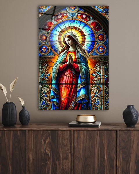 Vitray Meryem Ana Cam Tablo