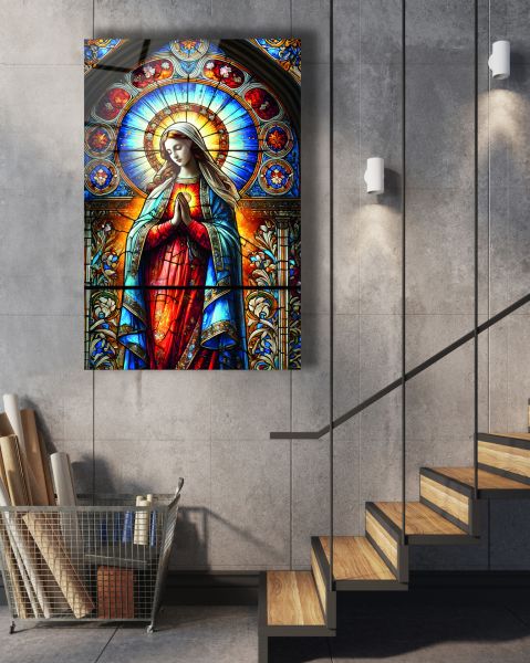 Vitray Meryem Ana Cam Tablo