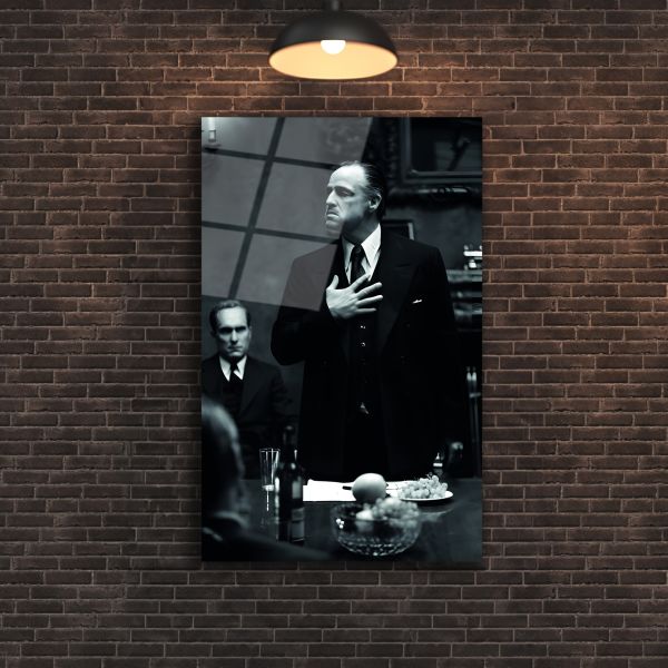 Sinema Karakteri Cam Tablo