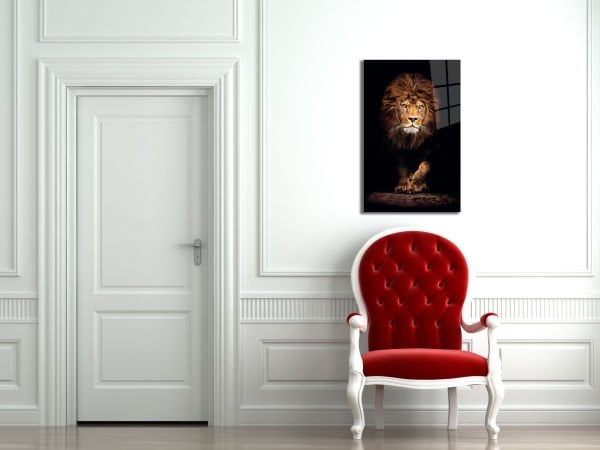 Aslan Cam Tablo